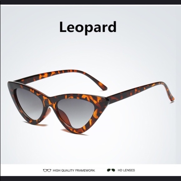 Leopard Cat Eye Sunglasses - Picture 2 of 3